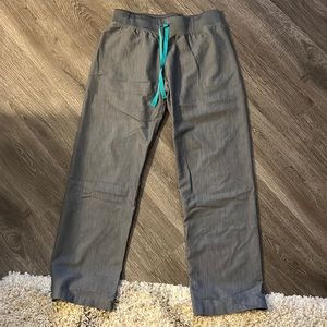 Figs small gray scrub pants